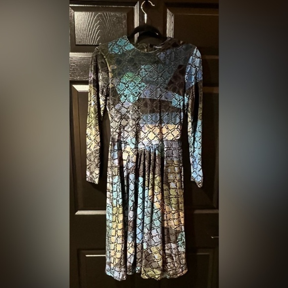 NEW Ermanna Velvet Dress NWOT